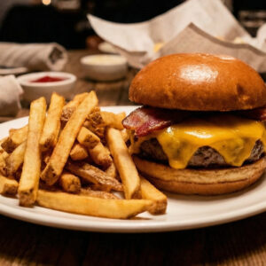 # 1 - Hamburger + French Fries