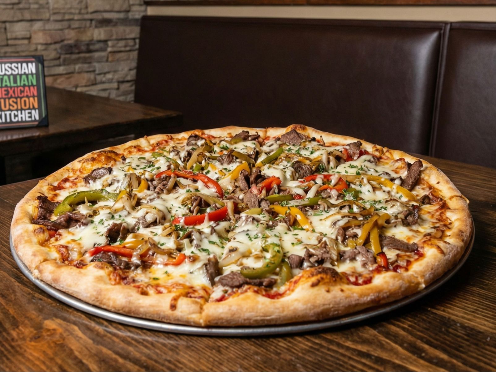 # 16 - Philly Steak 16" Pizza