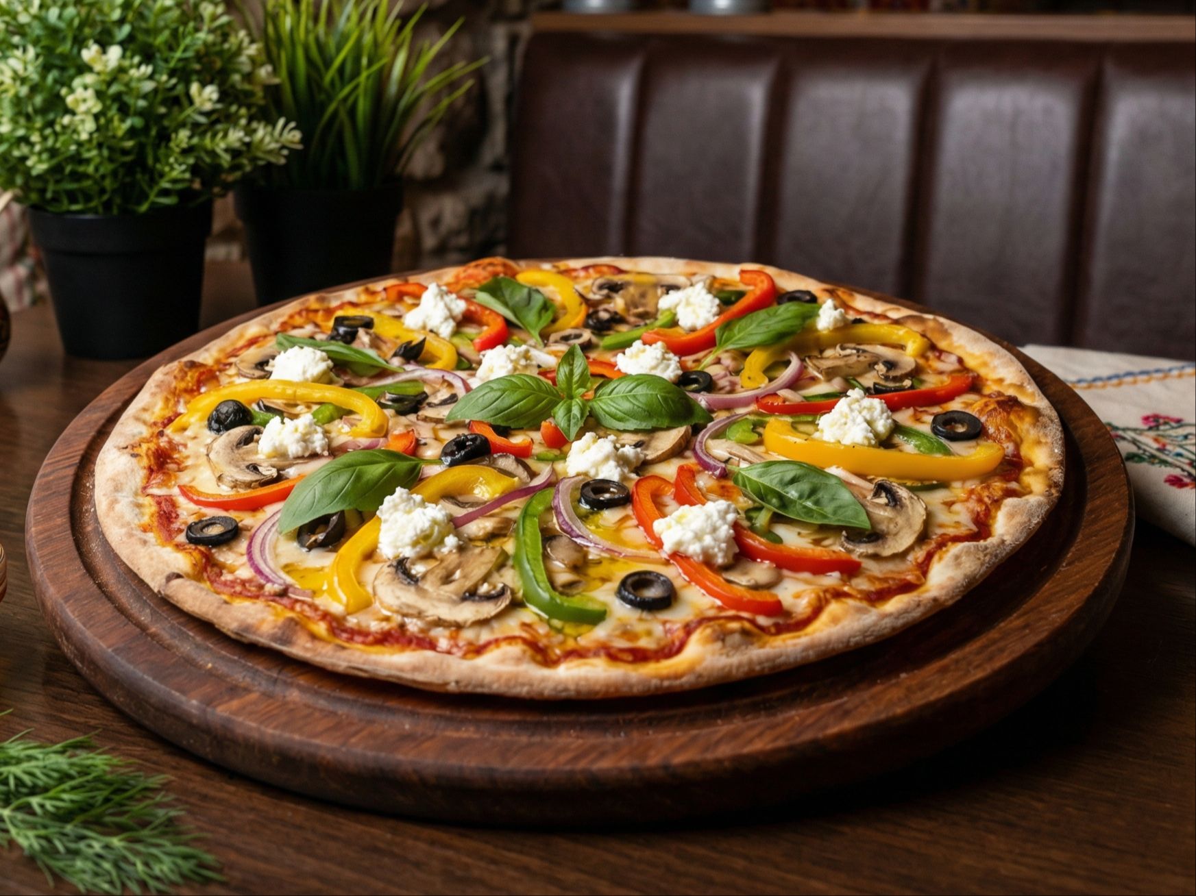 # 3 - Vegetarian 30" Pizza