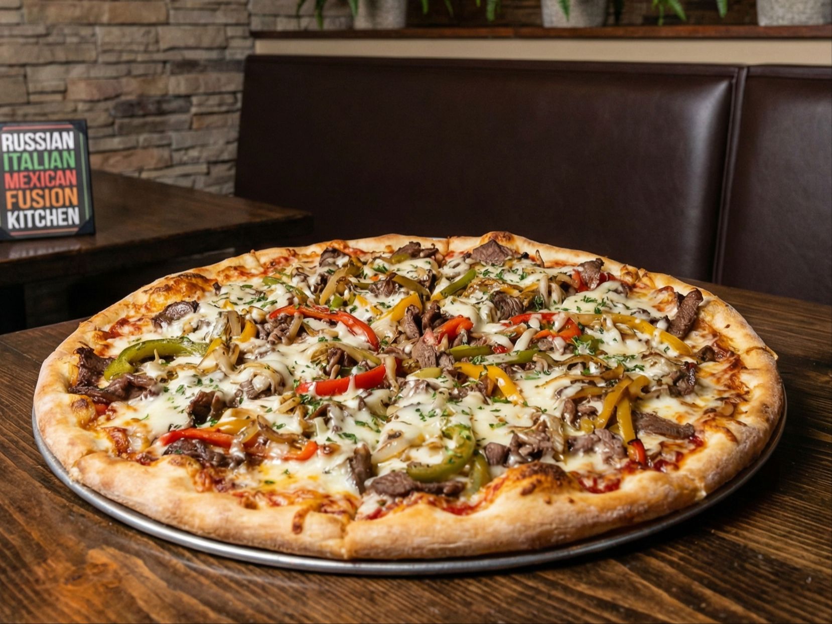 # 16 - Philly Steak 30" Pizza