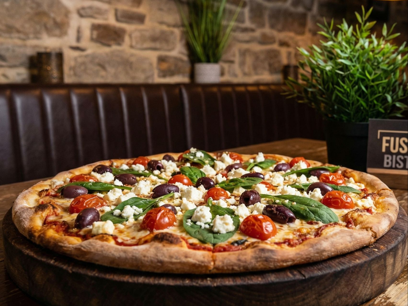 # 9 - Greek 30" Pizza