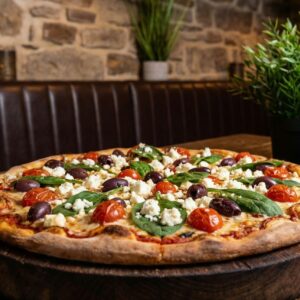 # 9 - Greek 16" Pizza