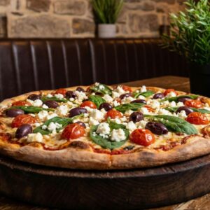 # 9 - Greek 18" Pizza