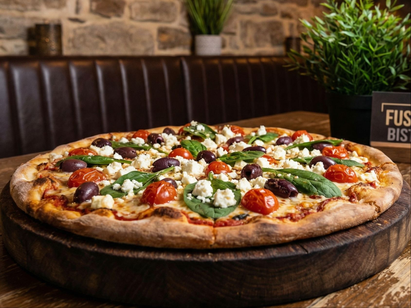 # 9 - Greek 18" Pizza