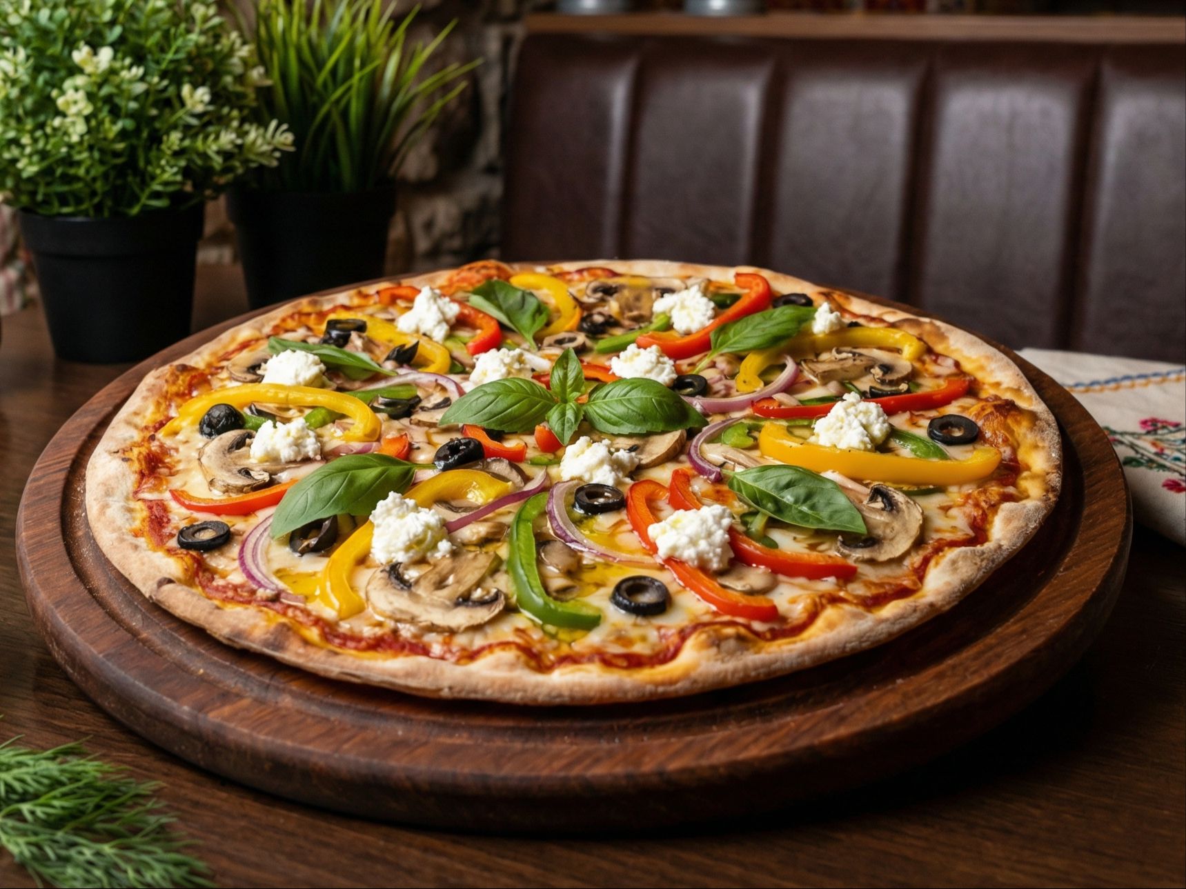 # 3 - Vegetarian 18" Pizza