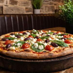 # 9 - Greek 14" Pizza