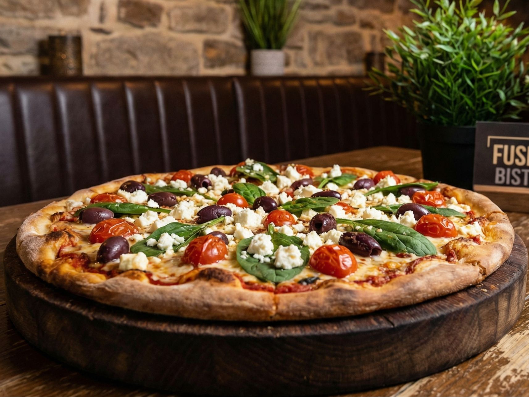 # 9 - Greek 14" Pizza