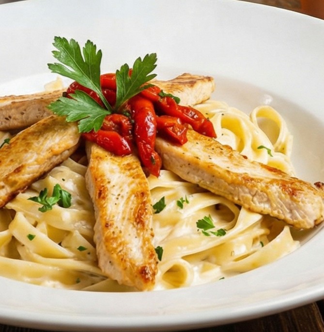 Chicken Fettuccine Alfredo